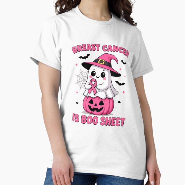 Item preview, Breast Cancer Is Boo Sheet Funny Ghost Halloween Pink Ribbon designed and sold by facegm.