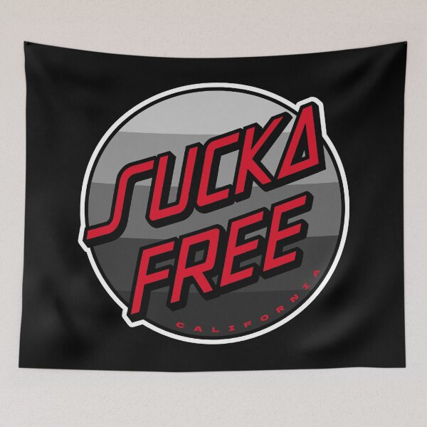 Item preview, SUCKA FREE (Varsity Red '95) designed and sold by Sidewalk Vendor.