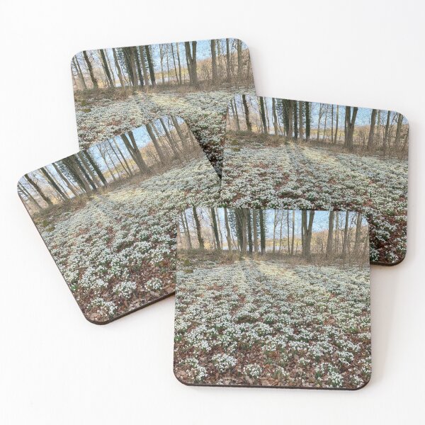 Item preview, Snowdrops at Deene Park, Brudenell Estate, Northamptonshire, UK designed and sold by Kate Anderson Art.