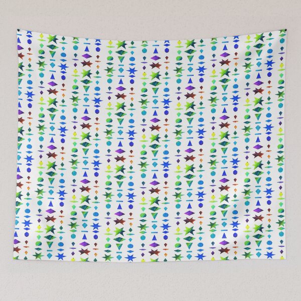Item preview, Pop Art Paper Cutting: Colorful Geometric Shapes on White designed and sold by Vision Illustrated.