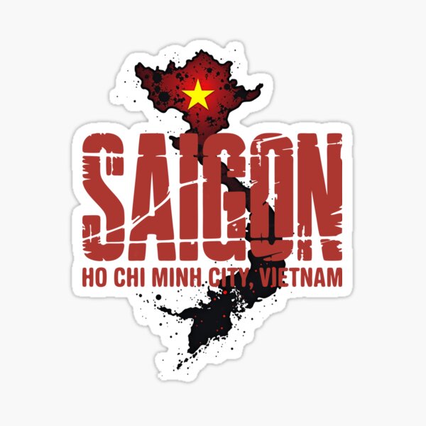 Item preview, Vietnam map, Saigon, Ho Chi Minh City designed and sold by Danh Style.
