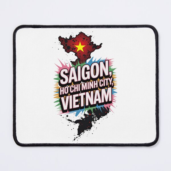 Item preview, Vietnam map, Saigon, Ho Chi Minh City designed and sold by Danh Style.