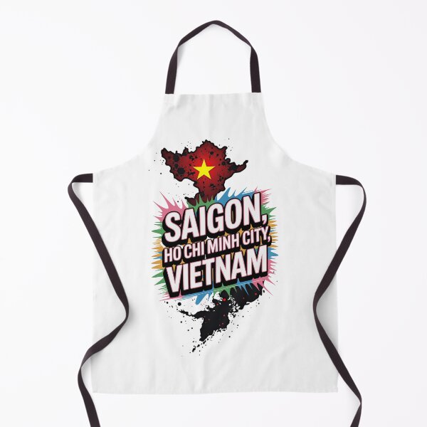 Artikelvorschau, Karte von Vietnam, Saigon, Ho-Chi-Minh-Stadt entworfen und verkauft von Danh Style.