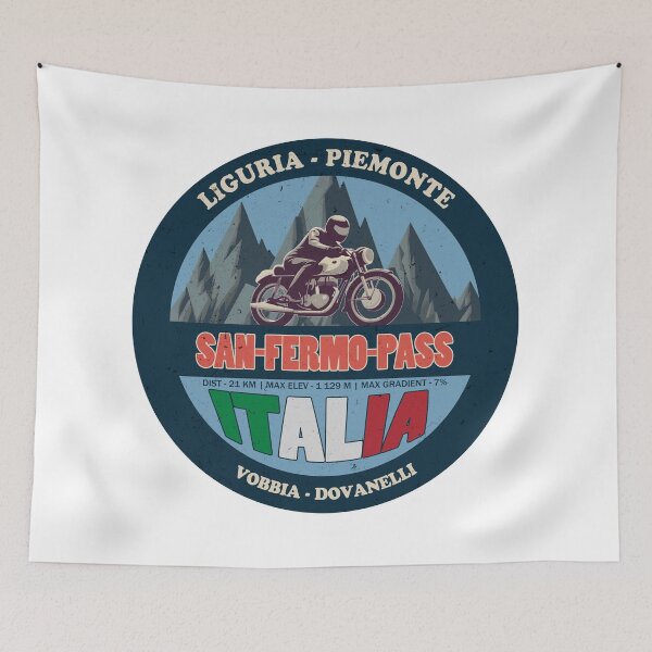 Item preview, San-Fermo-Pass, Liguria, Piemonte, Italy designed and sold by Wanderful-roads.