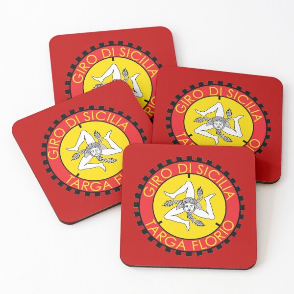 Item preview, Classic Targa Florio emblem - car windscreen sticker, Sicily T shirt designed and sold by retropetrol.