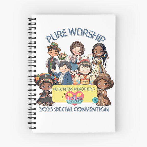 Item preview, Pure Worship 2025 - Special Convention of Jehovah's Witnesses, No borders in brotherly love, Convention Gifts  designed and sold by CAISHEM DESIGNS.
