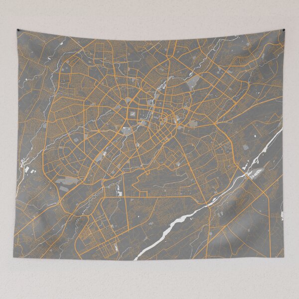 Item preview, Tashkent City Map of Uzbekistan - Bauhaus designed and sold by deMAP.
