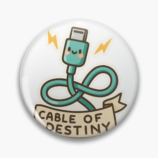 Item preview, Cable of Destiny - Sticker  designed and sold by Taika Tori Art .
