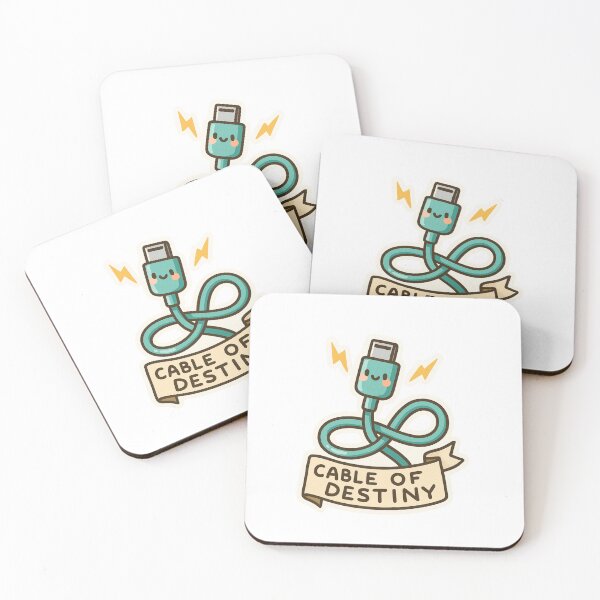 Item preview, Cable of Destiny - Sticker  designed and sold by Taika Tori Art .