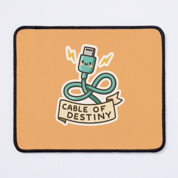 Item preview, Cable of Destiny - Sticker  designed and sold by Taika Tori Art .