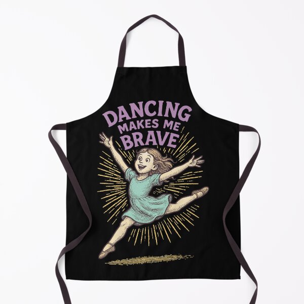 Item preview, Dancing Makes Me Brave Ballet Loving Girls designed and sold by LuminOrb.