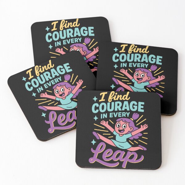 Item preview, I Find Courage In Every Leap Ballett Lieben designed and sold by LuminOrb.