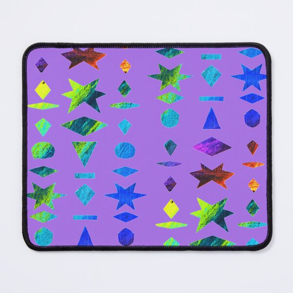 Item preview, Pop Art Paper Cutting: Colorful Geometric Shapes on Purple designed and sold by Vision Illustrated.