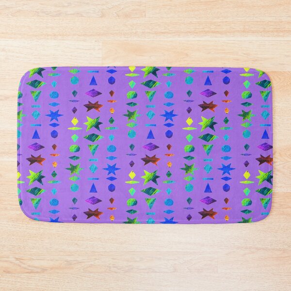 Item preview, Pop Art Paper Cutting: Colorful Geometric Shapes on Purple designed and sold by Vision Illustrated.