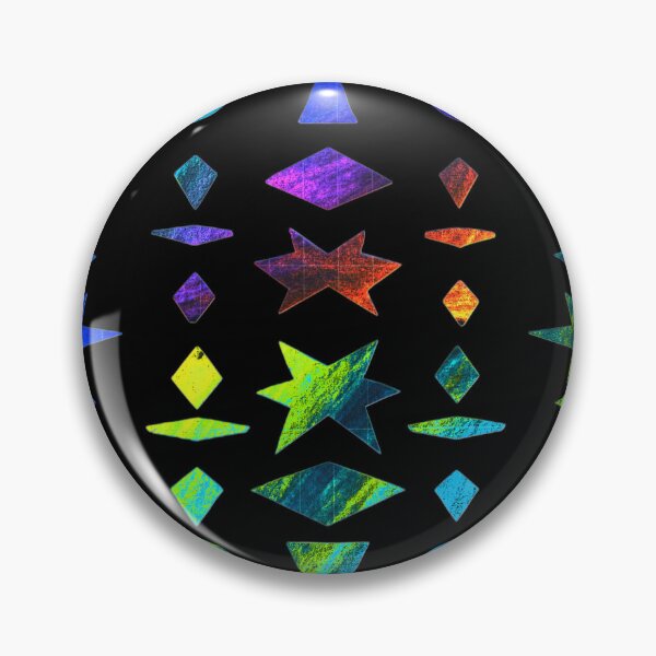 Item preview, Pop Art Paper Cutting: Colorful Geometric Shapes on Black designed and sold by Vision Illustrated.