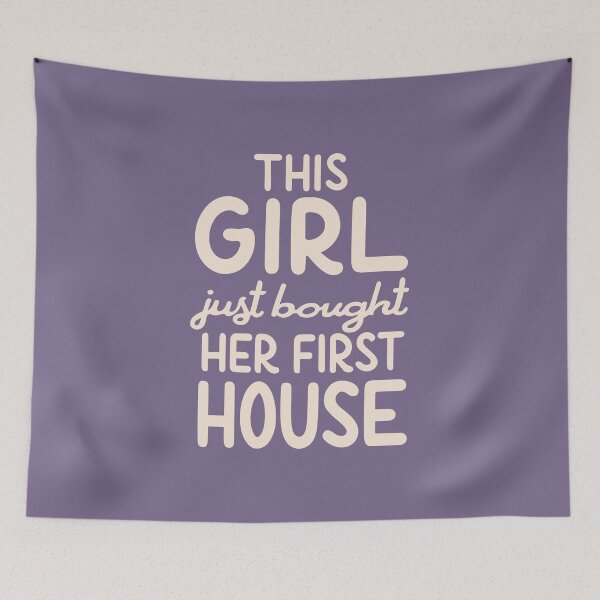 Item preview, This girl just bought her first house /pastel/ designed and sold by EmeraldeaArt.