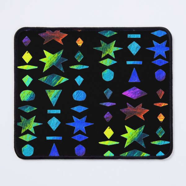 Item preview, Pop Art Paper Cutting: Colorful Geometric Shapes on Black designed and sold by Vision Illustrated.