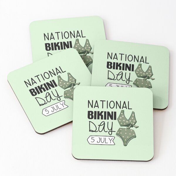 Item preview, 5 July National Bikini Day - Wacky Holidays designed and sold by ChemicalXShop.
