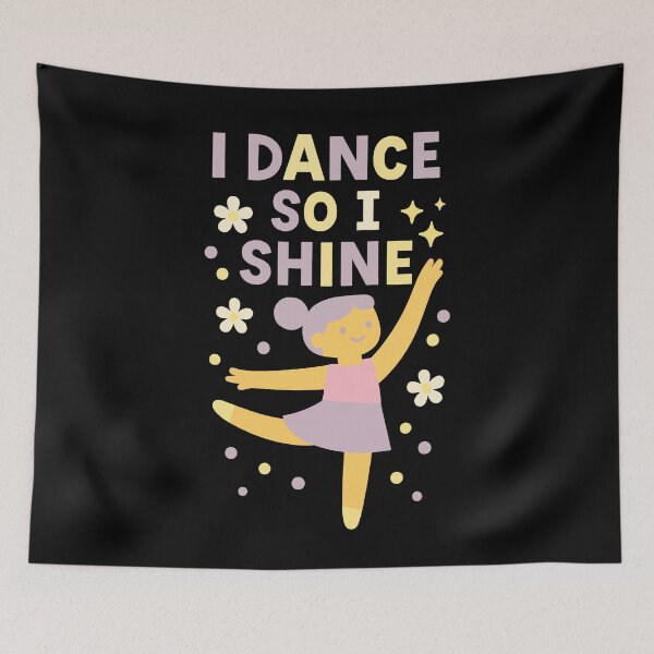 Item preview, I Dance So I Shine Ballet Outfit Girls designed and sold by LuminOrb.