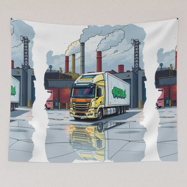 Item preview, City Truck Stop designed and sold by AwixArslan.