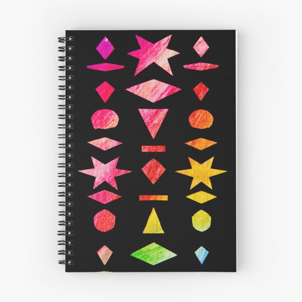 Item preview, Pop Art collage with colorful shapes on black designed and sold by Vision Illustrated.
