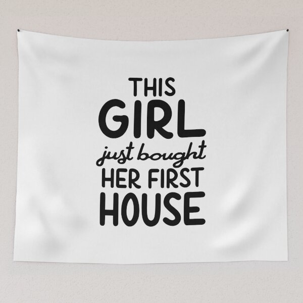 Item preview, This girl just bought her first house /black/ designed and sold by EmeraldeaArt.