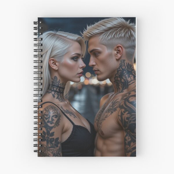 Aperçu de l'œuvre Amour interdit – Tatouage romantique gothique – Vu sur YouTube créée et vendue par Eandbeyond.