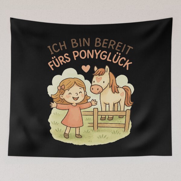 Item preview, I'm Ready For Pony Happiness Horses Riding designed and sold by LuminOrb.