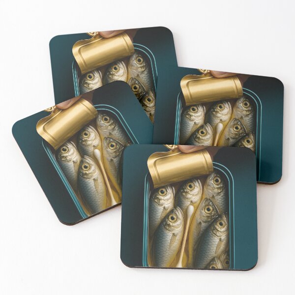 Item preview, Oily sardines victims of marine pollution designed and sold by Sigtrix.