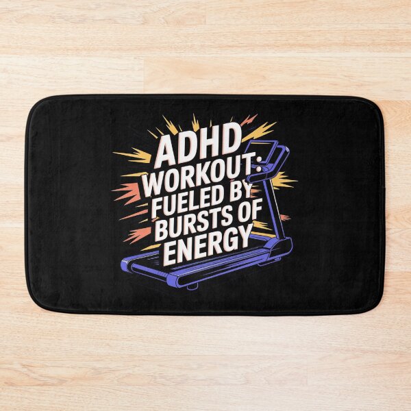 Item preview, ADHD workout, fueled by bursts of energy, ADHD fitness designed and sold by NoetherSym.