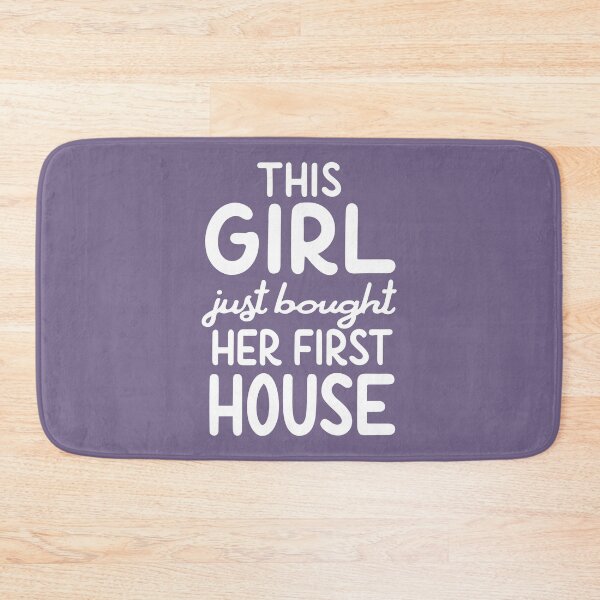 Item preview, This girl just bought her first house /white/ designed and sold by EmeraldeaArt.