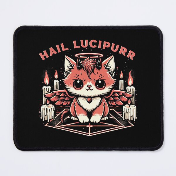 Item preview, Hail Lucipurr designed and sold by Scaryzz.