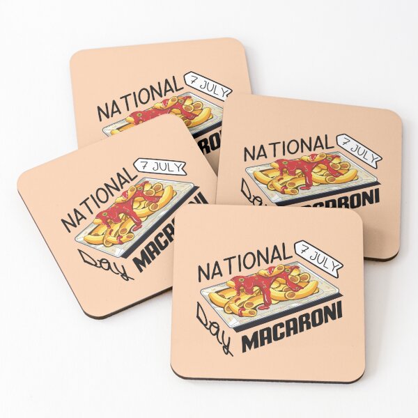 Item preview, 7 July Macaroni National Day - Wacky Holidays designed and sold by ChemicalXShop.