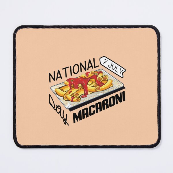Item preview, 7 July Macaroni National Day - Wacky Holidays designed and sold by ChemicalXShop.