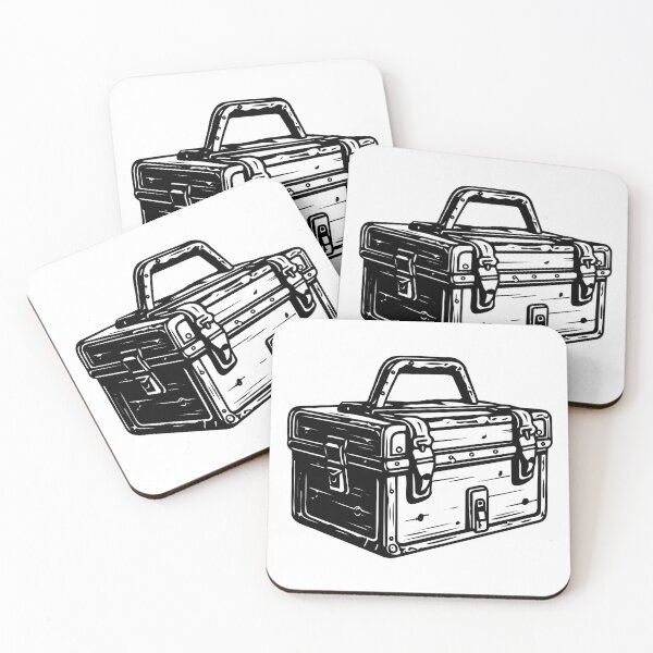 Item preview, Toolbox Chest Storage Organizer Carpentry Metal Kit designed and sold by inkoutninja.