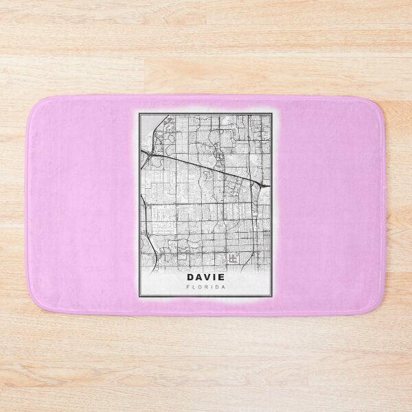 Item preview, Minimalist Davie Map designed and sold by Tamas Das.