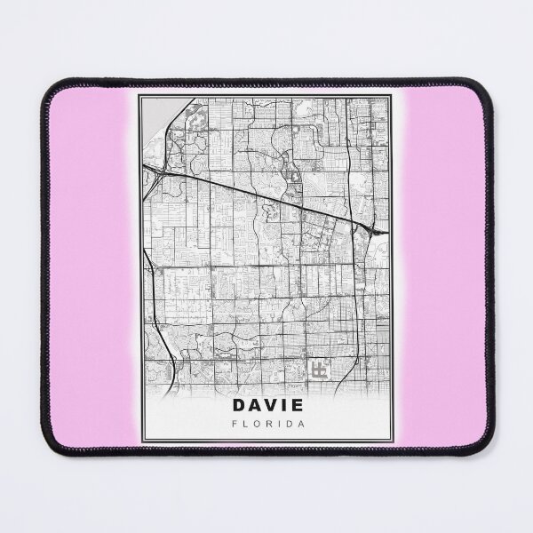 Item preview, Minimalist Davie Map designed and sold by Tamas Das.
