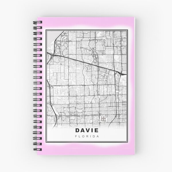 Item preview, Minimalist Davie Map designed and sold by Tamas Das.