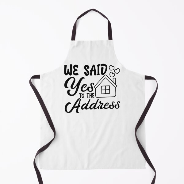 Item preview, We said yes to the address cute design with hearts designed and sold by EmeraldeaArt.