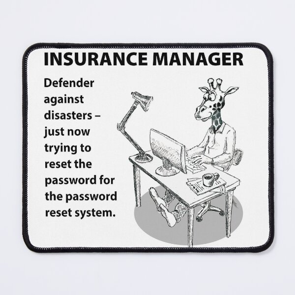 Item preview, Giraffe Insurance Manager designed and sold by DoubleCap Design.