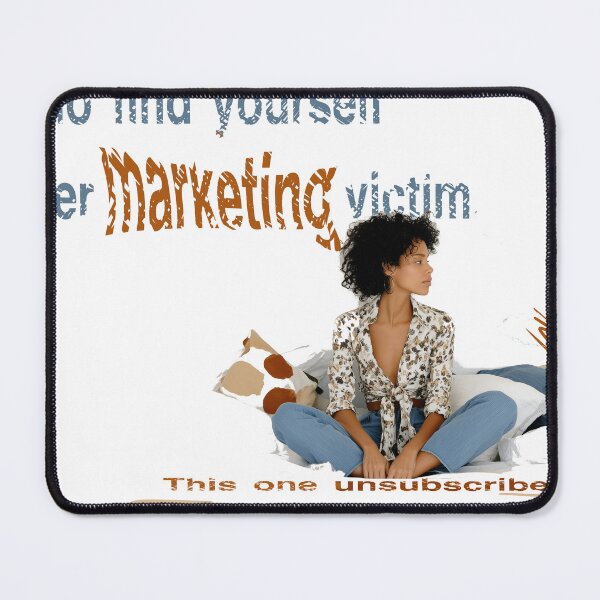 Item preview, Unsubscribed Girl – Anti-Marketing Dark Humor Art designed and sold by SALVIRI-art.