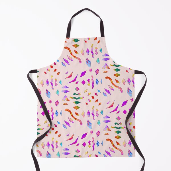 Item preview, Playful play of colors with geometric shapes on light pink designed and sold by Vision Illustrated.