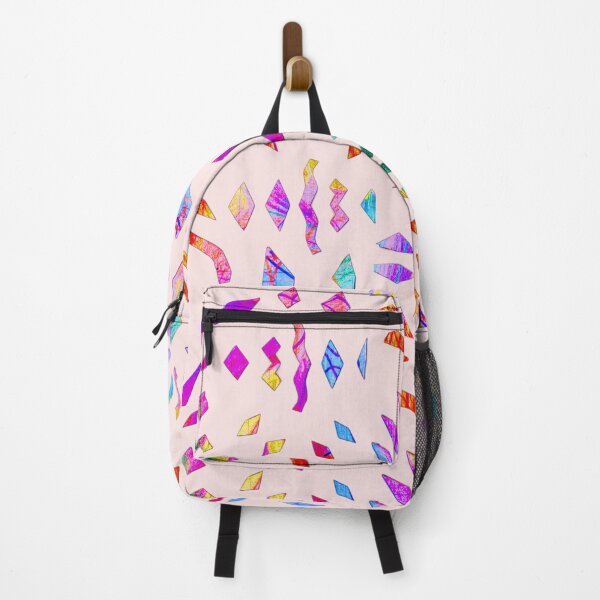Item preview, Playful play of colors with geometric shapes on light pink designed and sold by Vision Illustrated.