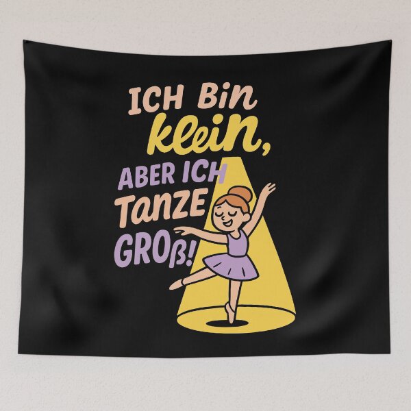 Item preview, I Am Small But I Dance Big Ballet designed and sold by LuminOrb.