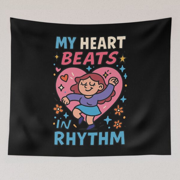 Item preview, My Heart Beats In Rhythm Ballet Girl designed and sold by LuminOrb.