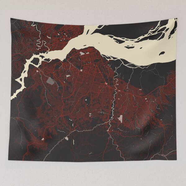 Item preview, Kinshasa City Map of the DR Congo - Vector designed and sold by deMAP.