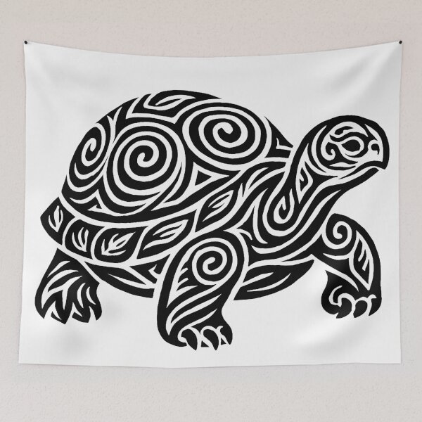 Item preview, Tribal tortoise  designed and sold by SpectrumShine.