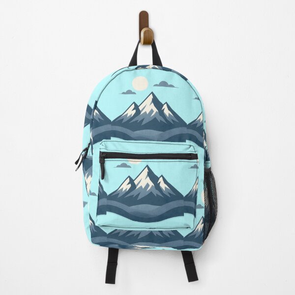 Item preview, The Mountains Are Calling – Minimalist Snowy Peaks Design designed and sold by InkArtHobby.