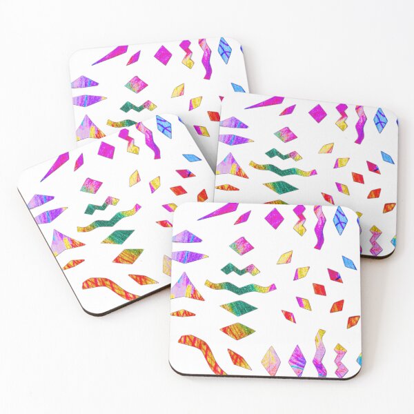 Item preview, Playful play of colors from geometric shapes on white designed and sold by Vision Illustrated.