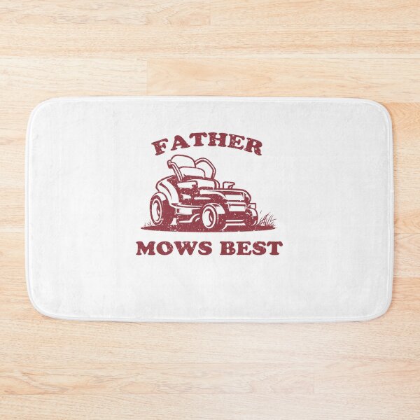 Item preview, Father Mows Best Vintage Retro Style designed and sold by SpeedyPrints.